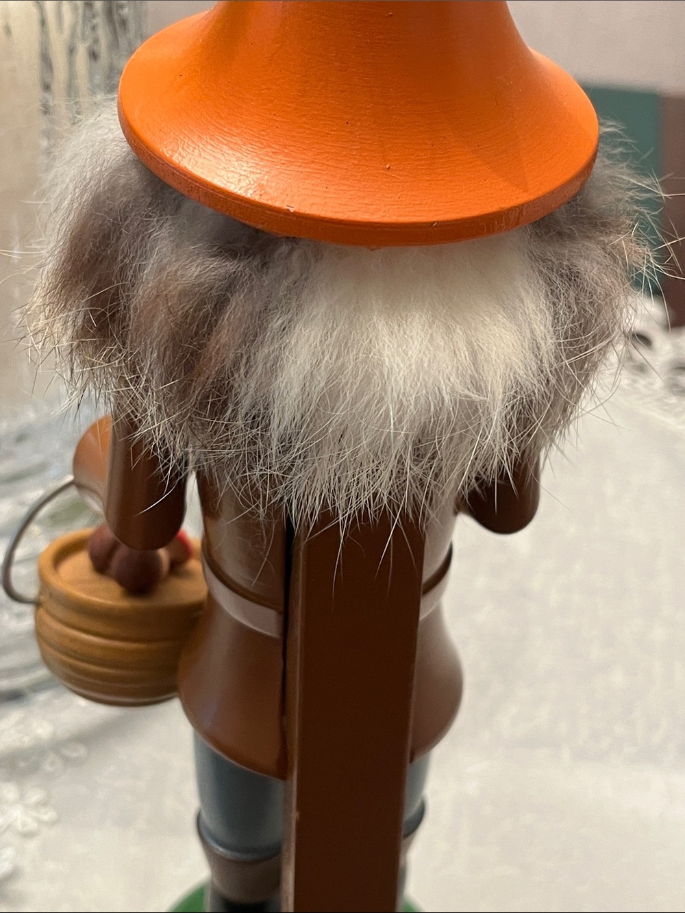 VINTAGE VEB Hodrewa Wooden Nutcracker Picker Collector Figurine - Picture 8 of 15